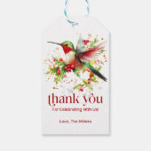 Flat Hartelijk dank Cadeaulabel (Achterkant)