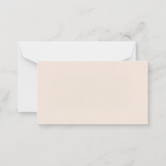 Flat Hartelijk dank Notitiekaartje (Achterkant)