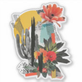 Flat Hartelijk dank Sticker (Voorkant)