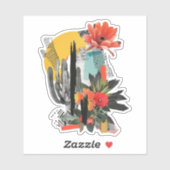 Flat Hartelijk dank Sticker (Vel)