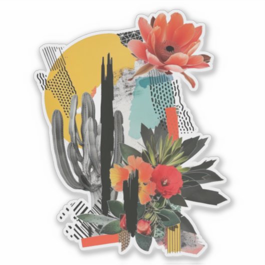 Flat Hartelijk dank Sticker (Voorkant)