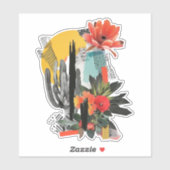 Flat Hartelijk dank Sticker (Vel)