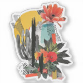 Flat Hartelijk dank Sticker (Voorkant)