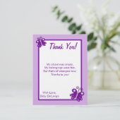 FLAT Hartelijk dank voor de kaart Paarse lentesnel (Staand voorkant)