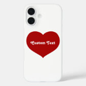Flat Heart Icon Case-Mate iPhone Case (Achterkant)