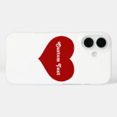 Flat Heart Icon Case-Mate iPhone Case (Achterkant (horizontaal))