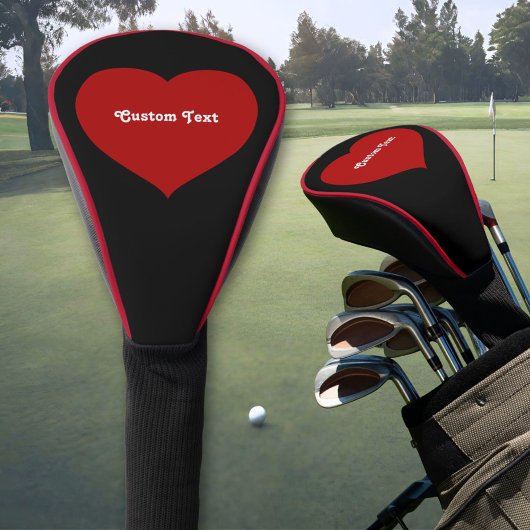 Flat Heart Icon Golfheadcover