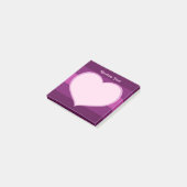 Flat Heart Icon Post-it® Notes (Schuin)