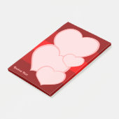 Flat Heart Icon Post-it® Notes (Schuin)