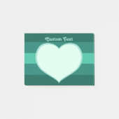 Flat Heart Icon Post-it® Notes (Voorkant)