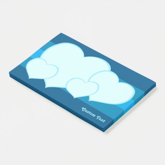 Flat Heart Icon Post-it® Notes (Schuin)