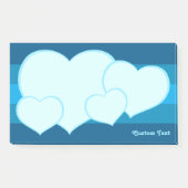 Flat Heart Icon Post-it® Notes (Voorkant)