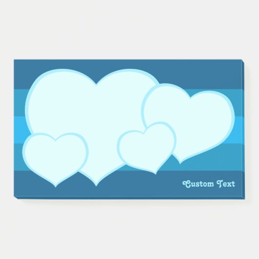 Flat Heart Icon Post-it® Notes (Voorkant)