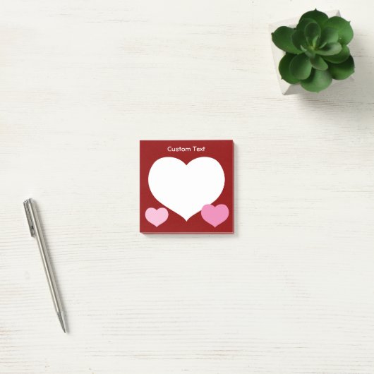 Flat Heart Icon Post-it® Notes (Kantoor)