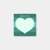 Flat Heart Icon Post-it® Notes (Voorkant)