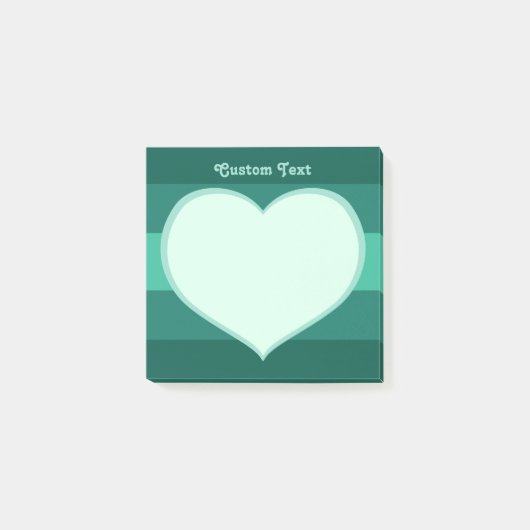Flat Heart Icon Post-it® Notes (Voorkant)