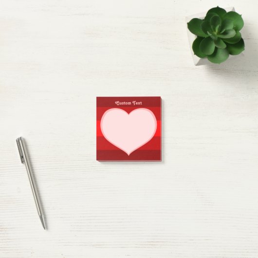 Flat Heart Icon Post-it® Notes (Kantoor)