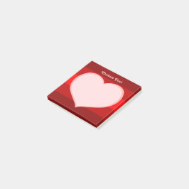 Flat Heart Icon Post-it® Notes
