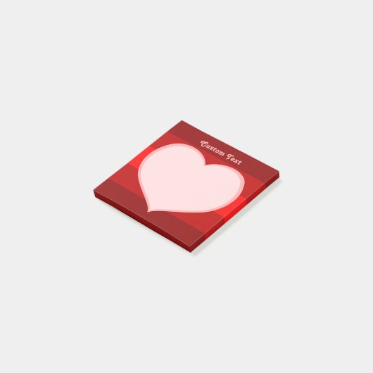 Flat Heart Icon Post-it® Notes (Schuin)