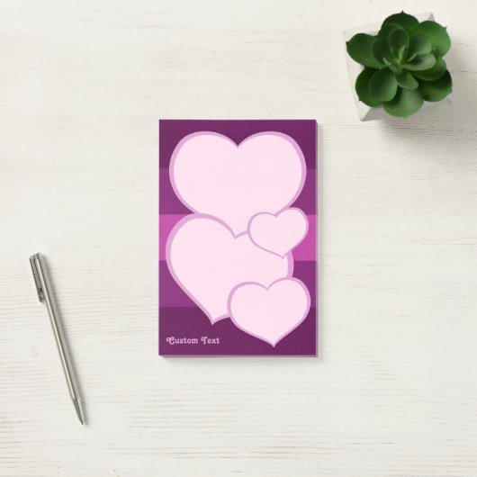 Flat Heart Icon Post-it® Notes (Kantoor)