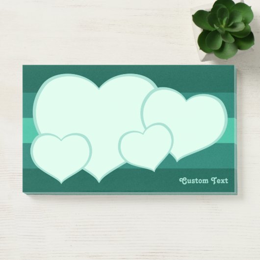 Flat Heart Icon Post-it® Notes (Kantoor)