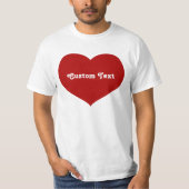 Flat Heart Icon T-shirt (Voorkant)