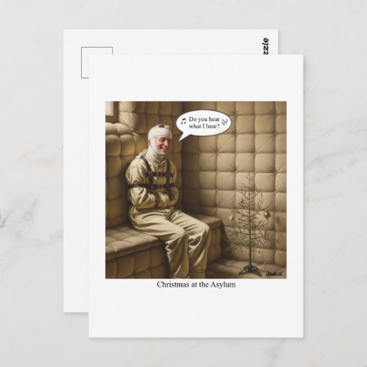 Flat Holiday Card Briefkaart (Voorkant / Achterkant)