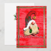 Flat Holiday Card Feestdagenkaart (Voorkant / Achterkant)