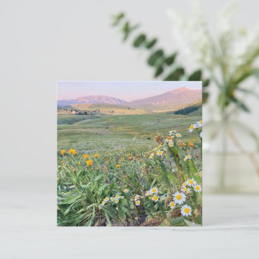 Flat Holiday Card Feestdagenkaart (Staand voorkant)