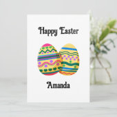 Flat Holiday Card Feestdagenkaart (Staand voorkant)