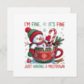 Flat Holiday Card Feestdagenkaart (Voorkant / Achterkant)