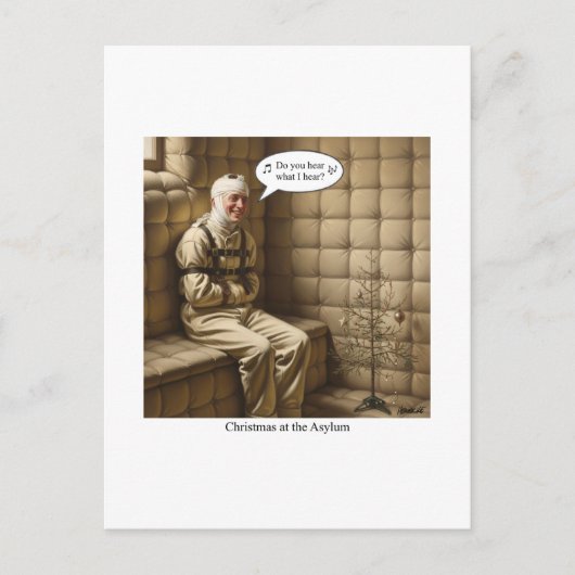 Flat Holiday Card Feestdagenkaart (Voorkant)