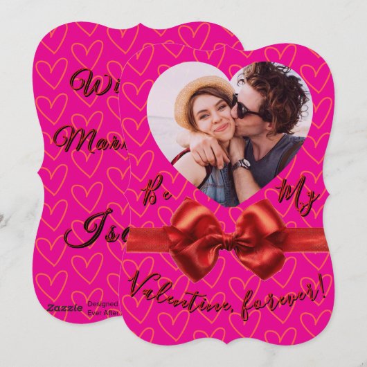 Flat Holiday Card Feestdagenkaart (Voorkant / Achterkant)