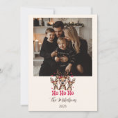 Flat Holiday Card Feestdagenkaart (Voorkant)