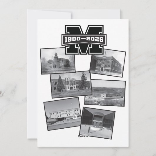 Flat Holiday Card Feestdagenkaart (Achterkant)