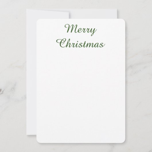 Flat Holiday Card Feestdagenkaart (Achterkant)