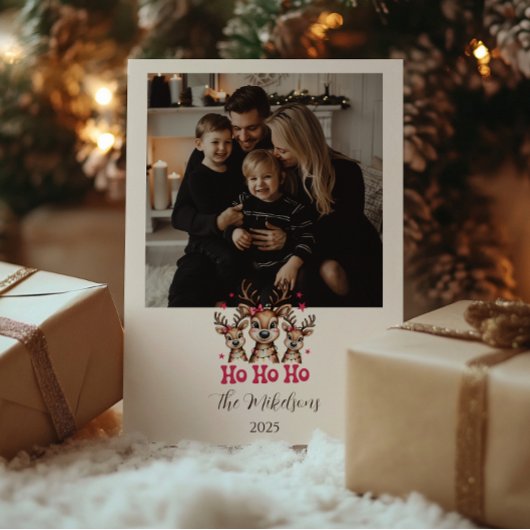 Flat Holiday Card Feestdagenkaart