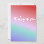 Flat Holiday Card Feestdagenkaart (Voorkant)