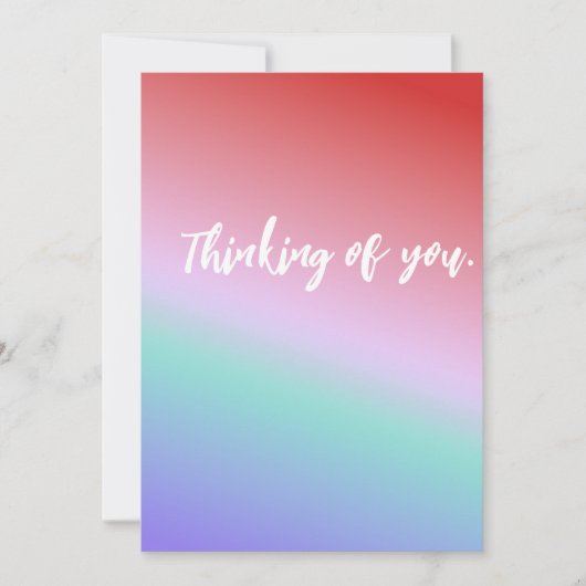 Flat Holiday Card Feestdagenkaart (Voorkant)