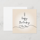 Flat Holiday Card Feestdagenkaart (Voorkant / Achterkant)