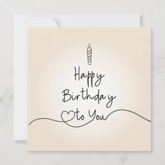 Flat Holiday Card Feestdagenkaart