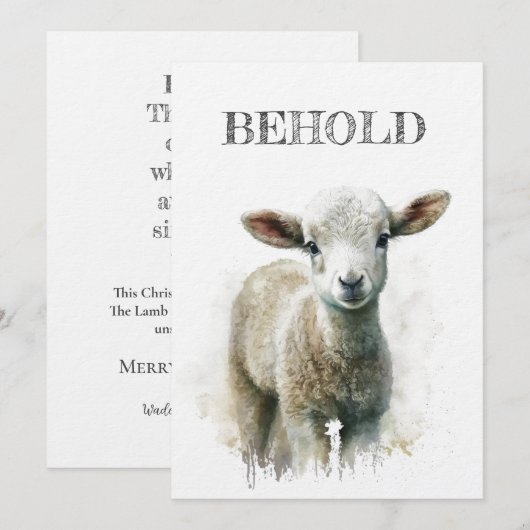 Flat Holiday Card, formaat: 5 x 7 inch, papier: Kr Feestdagenkaart (Voorkant / Achterkant)