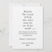 Flat Holiday Card, formaat: 5 x 7 inch, papier: Kr Feestdagenkaart (Achterkant)