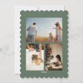 Flat Holiday Card Happy Holidays Feestdagenkaart (Achterkant)