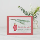 Flat Holiday Card - Personalize - Season of Joy Feestdagenkaart (Staand voorkant)