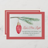 Flat Holiday Card - Personalize - Season of Joy Feestdagenkaart (Voorkant / Achterkant)