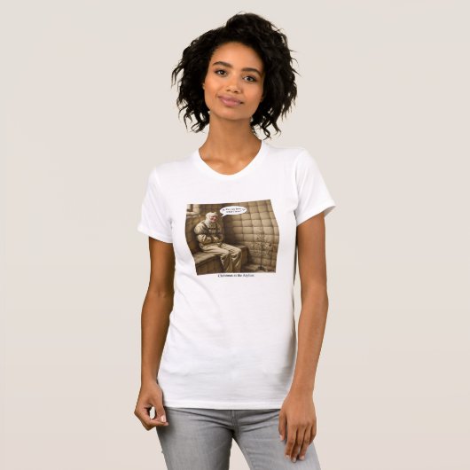Flat Holiday Card T-shirt (Voorkant volledig)