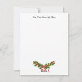 Flat Holiday-fotokaart Feestdagenkaart (Achterkant)