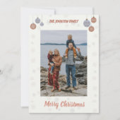 Flat Holiday-fotokaart Feestdagenkaart (Voorkant)