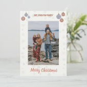 Flat Holiday-fotokaart Feestdagenkaart (Staand voorkant)